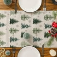 thumbnail image 5 of Christmas Table Runner, Christmas Tree Decorations Merry Christmas Runner for Table Seasonal Winter Decor for Indoor Outdoor Dining Table Decorations (13'''' x 72''''), 5 of 6