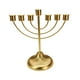 thumbnail image 5 of Candelero judío de mesa, decoración judía, centro de mesa, adornos, candelabro dorado, Menorá para escritorio de gabinete, 5 of 9