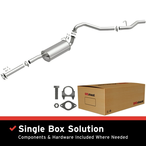 BRExhaust OE Replacement Exhaust System Kit 106-0304: Compatible with 1998-1999 Acura SLX 3.5L, 1998-2002 Isuzu Trooper 3.5L