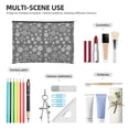 thumbnail image 4 of Cauagu simple white Snowflake for Tyvek Makeup Bag,Reusable Travel Cosmetic Bag Women Organizer Toiletry Bag Birthday,Gifts for Women Girlfriend Mom Teacher 6.5’’*8.9’’, 4 of 7