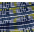 thumbnail image 4 of oneOone Cotton Jersey Lavender Blue Fabric Madras Check Diy Clothing Quilting Fabric Print Fabric By Yard 58 Inch Wide, 4 of 4