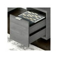 thumbnail image 4 of kathy ireland Home by Bush Furniture 60" Computer Desk with Hutch Cabinet & Bookcase Modern Gray, 4 of 8