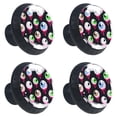 thumbnail image 1 of 4 Pcs Halloween Knobs for Kitchen Cabinet Cupboard Dresser Bookcase Drawer Pulls Handles Round Home Decor, 1 of 5