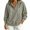 Gray, variant on Teylalorva Womens Outerwear Jackets Classic Oversized Hooded Button Drawstring Pocket Pullover Sweatshirt Fall Winter Blue Size L