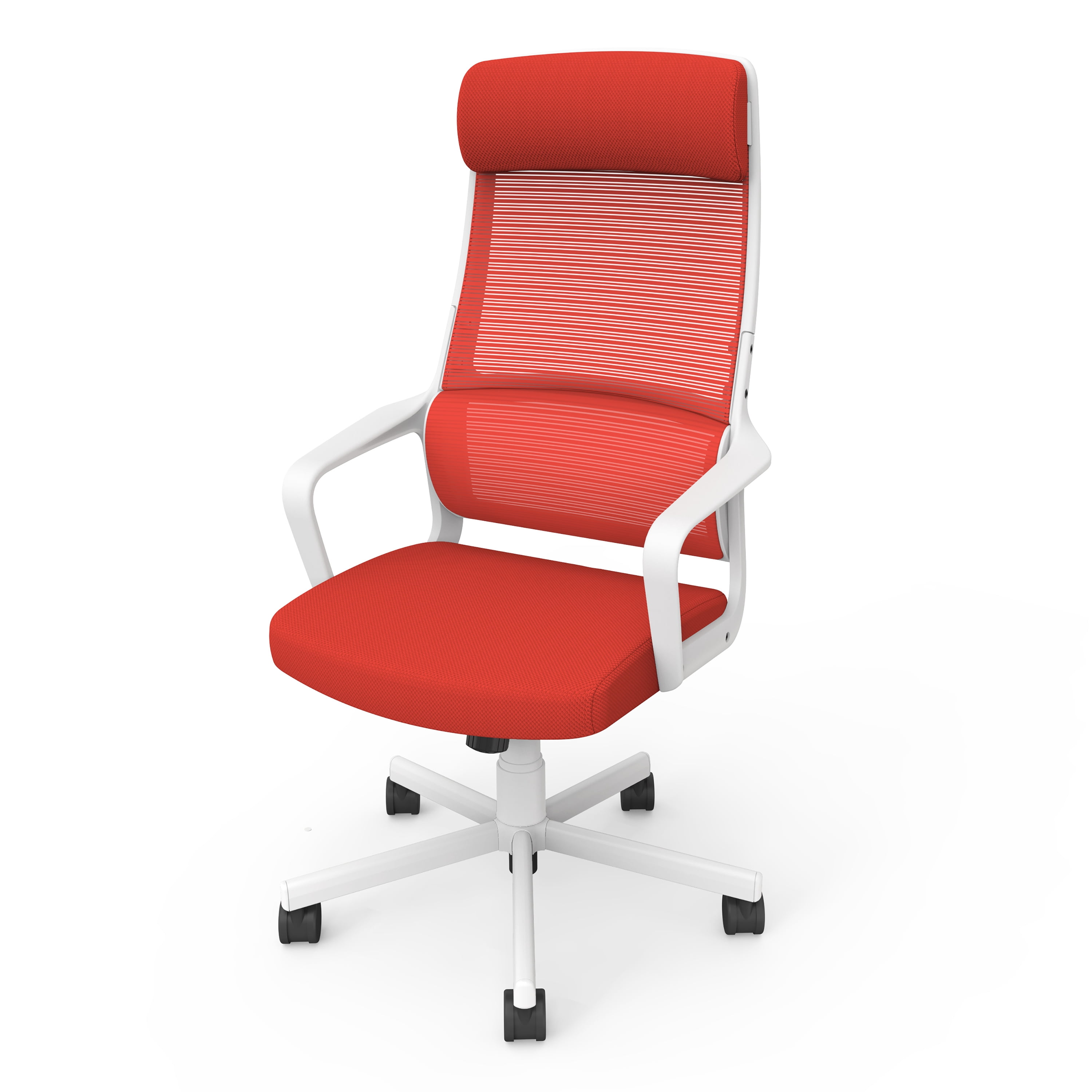Kontor Fabric Adjustable Office Chair, Red – picture 5