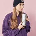 thumbnail image 2 of Spring Flowers 20 Oz Skinny Tumbler with Lid and Straw - Double Wall Vacuum Coffee- Birthday Gifts for Mom Sister Friends Women, 2 of 5