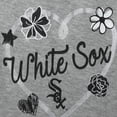 thumbnail image 2 of Girls Newborn & Infant Black/White/Heathered Gray Chicago White Sox 3-Pack Batter Up Bodysuit Set, 2 of 3