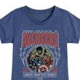 thumbnail image 3 of Marvel The Avengers - Band Tee Style - Toddler And Youth Girls Fitted Short Sleeve Graphic T-Shirt, 3 of 5