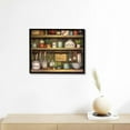 thumbnail image 4 of JRXY Rustic Kitchen Wall Art Farmhouse Kitchen Pictures Wall Decor Tableware Motivational Canvas Painting Framed Artwork 20x16, 4 of 4