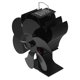 thumbnail image 4 of Estufa de calor con ventilador de 6 aspas, resistencia a altas temperaturas, autoarranque, estufa de leña, ventilador para hogar, diámetro negro de 152mm, 4 of 10