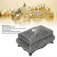 thumbnail image 3 of Vintage Jewelry Box Innovative European Style Light Luxury Metal Trinket Box for Rings Necklaces Earrings, 3 of 3