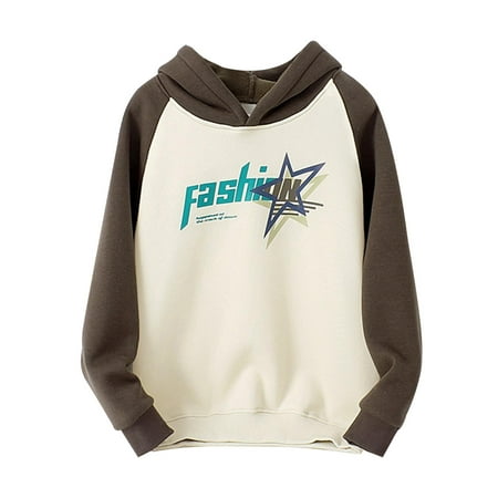 

ZMHEGW Hoodies for Girls Autumn/Winter Pullover Mid Sized Warm Jumper Comfortable Skin Friendly Sports Girls Hoodie