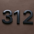 thumbnail image 3 of Kezqiaxn Mini Mailbox Numbers 3.14Inch Gold Modern House Numbers Mailbox Numbers for Outside, Self Stick Door Number Address Numbers for House Office Hotel Room Apartment(0-9, Black), 3 of 6