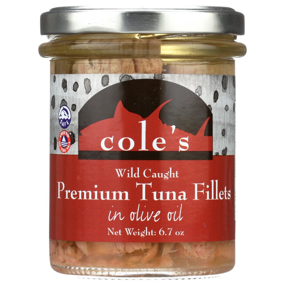 Cole's Wild Caught Premium Tuna Fillets in Olive Oil, 6.7 oz Walmart