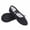 Black, variant on Lovskoo Ballet Shoes for Girls, Canvas Dance Practice Slippers No-Tie Sole Yoga Gymnastics Shoes(Toddler/Little Kid/Big Kid) 24 Black