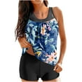 thumbnail image 2 of Sakmal Women'S Bathing Suits Tankini Swimsuits Floral Tummy Control 2 Piece Swimsuit for Women 2024, 2 of 4