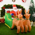 thumbnail image 2 of Modelo inflable para exteriores de Papá Noel navideño, decoraciones, luces LED, juguetes inflables, decoración navideña, muñeco, regalo de Año Nuevo, 2 of 5