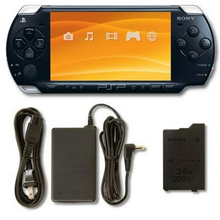 Refurbished PlayStation Portable PSP 2000 System Piano Black (Best Selling Handheld Console)