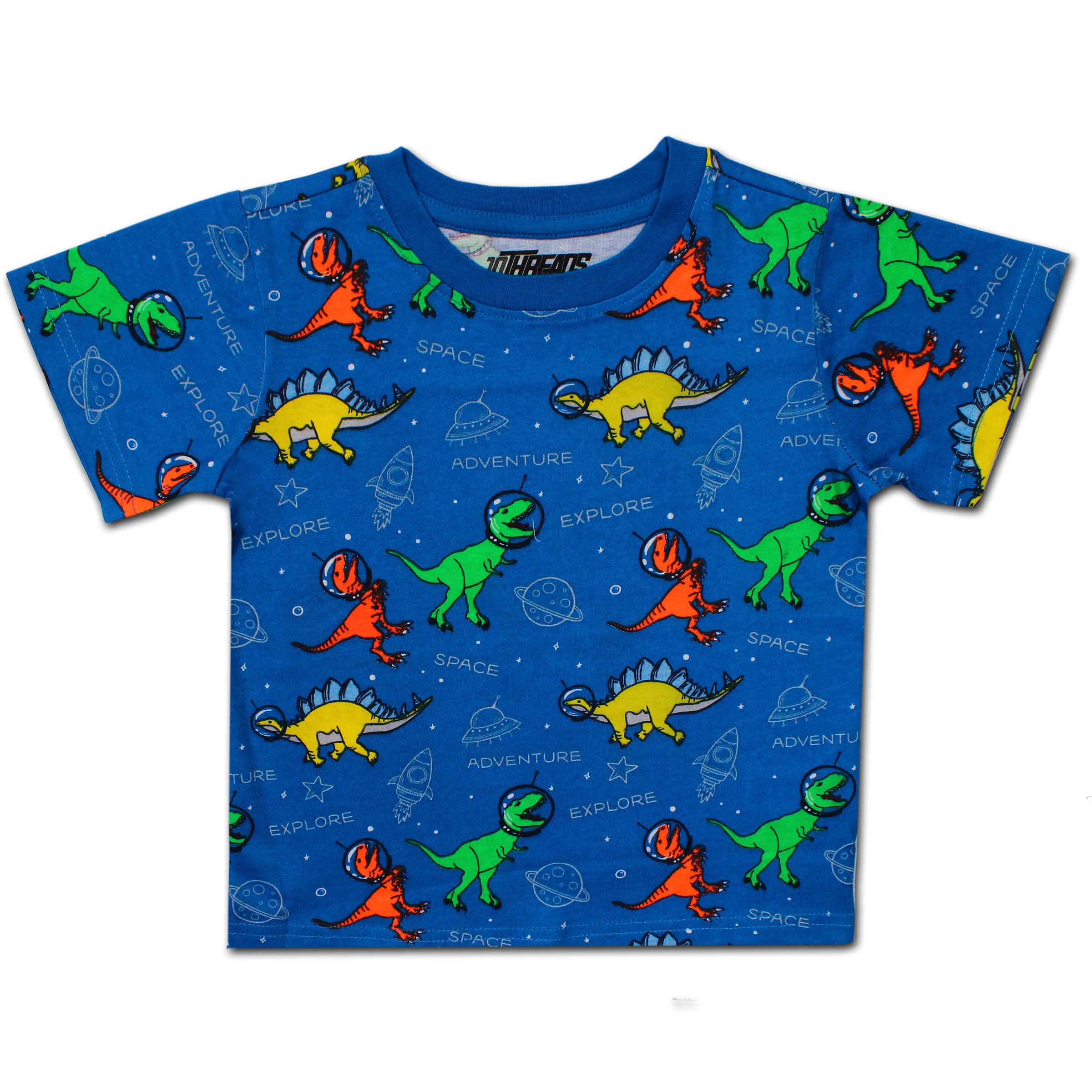 10 Threads Boy's Short Sleeve Summer Tee Shirt