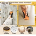 thumbnail image 5 of Razor Blade Scraper Tool, 2 Pack Razor Scraper Set with Extra 80Pcs Razor Blades -30Pcs Metal and 50Pcs Plastic Blades, Cleaning Scraper Tool, Cooktop, Paint, Glass Scraper, 5 of 5