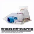 thumbnail image 4 of MMBM White Block Reclosable Bags 9" x 12" 2 Mil 2000 Pcs Write-On Label Waterproof Bags for Multipurpose Packing, 4 of 6