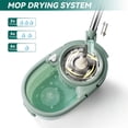 thumbnail image 3 of 1set,Spin Mop and Bucket, 360 °   Spin Mop and Bucket with Wringer Set,Stainless Steel Floor Spin Mop Bucket System for Floor Cleaning, 3 of 6