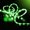 Green, variant on Solar LED Powered Fairy String Rope Strip Lights Waterproof Outdoor Garden Patio Yard Path Lamp
