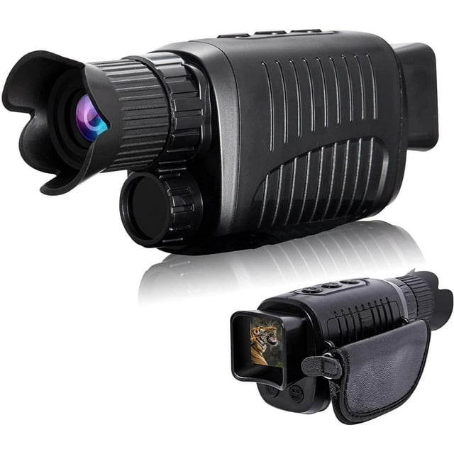 Night Vision Goggles, Digital Night Vision Monocular for Darkness,1080p Infrared Monocular,Support 512G TF Card for Hunting, Camping, Travel, Surveillance