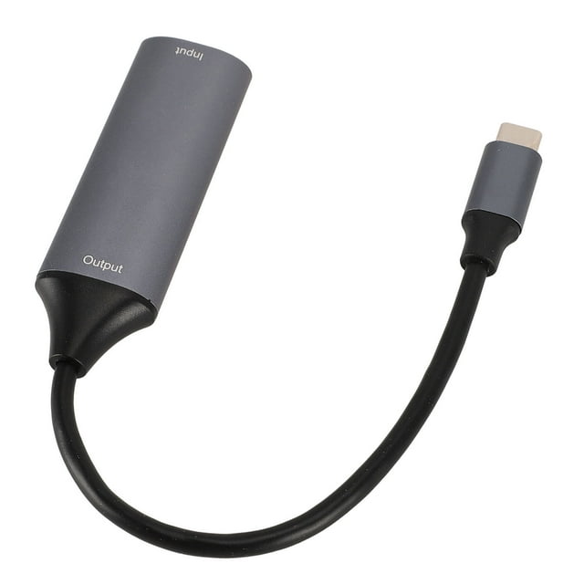 Capture Card Device, Multifunctional Compact High Performance Chip Video Capture Device Aluminum Alloy Type C Output for Meetings