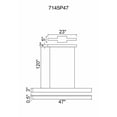 thumbnail image 2 of LED Chandelier with Satin Black Finish, 2 of 2
