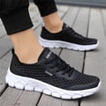 thumbnail image 5 of Tangnade Casual Shoes Men Sneakers Summer Lightweight Breathable Casual Shoes Mesh Lace Up Sneakers Casual Running Shoes, 5 of 5