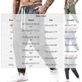 thumbnail image 3 of JUUYY Men's Multi-Pocket Cargo Pants Loose Fit Elastic Waist Drawstring Jogger Pants Outdoor Hiking Travel Casual Long Trousers Army Green XXXL, 3 of 9