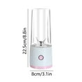 thumbnail image 3 of EARKITY Portable Blender, Juicer Cup, Personal Size Blender, Fruit & Vegetable Juicer, Food Mixer-For Shakes, Mini Small Smoothie Blender Bottles for Kitchen, Home, Travel, USB Rechargeable, 3 of 5