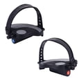 thumbnail image 1 of SHISUYAN 1 Pair Exercise Bike Pedals with Straps Bike Pedals Random Pattern, 1 of 9
