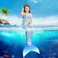 thumbnail image 1 of Kids Girls Bathing Suits Fish Tail Set Cute Bikini Beach Bathing Suit Toddler Bathing Suits 4-5 Years, 1 of 6