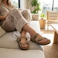 thumbnail image 3 of Cushionaire Luna Cork Footbed Sandals for Women – Comfortable Slip-On Women's Shoes with Genuine Suede Footbed & Arch Support | Slides for Women, 3 of 19