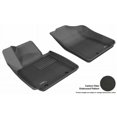 thumbnail image 2 of 3D MAXpider 2012-2017 Fits Hyundai Veloster Kagu 1st Row Black Carbon Fiber Embossed Pattern Floor Mat L1HY02011509, 2 of 3