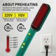 thumbnail image 5 of 2 in 1 Electric Professional Hair Straightener Brush Curling EU Plug, 5 of 5