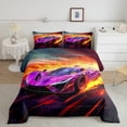 thumbnail image 2 of Castle Fairy Sport Car Twin Comforter Sets for Children Adults,Speed Race Car Bedding Set, 2 of 8