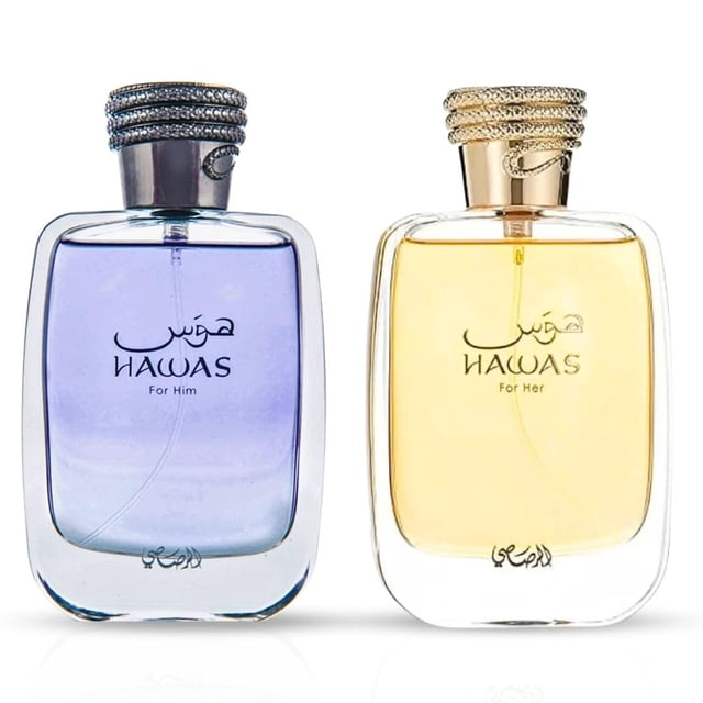 Perfume RASASI Hawas para él y Hawas para ella EDP 100 ml