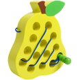 thumbnail image 1 of Juguete para enhebrar cordones de madera para niños pequeños de 3 4 5 años Pera-- BANYUO  Electrónica, 1 of 2
