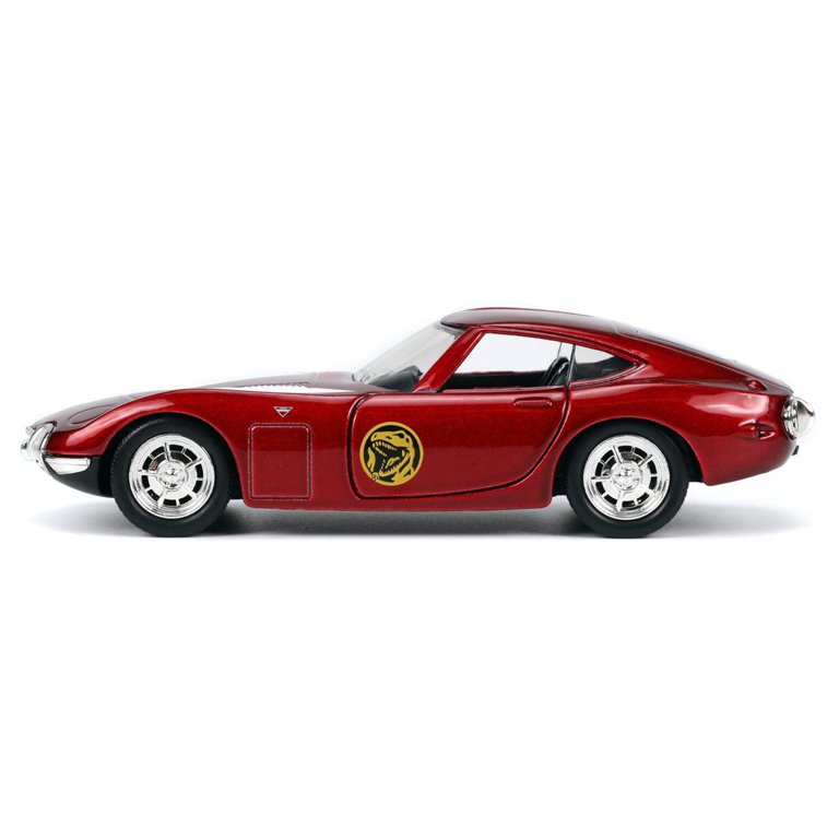 MMPR 2000 Toyota GT 1:32 Vehicle with Red Ranger Nano Figure