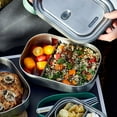 thumbnail image 6 of Black+Blum 34 Oz Leak Proof Stainless Steel Lunch Box Large Fork Included - Ocean, 6 of 6