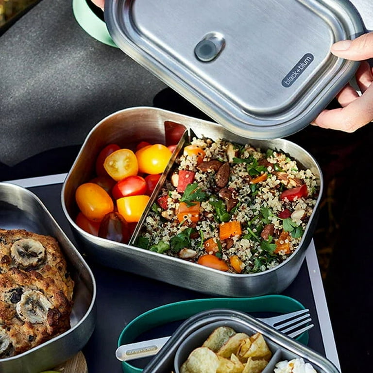 BLACK + BLUM Microwavable Stainless Steel Lunch Box | Multi-Function,  Vacuum Sealed Container for He…See more BLACK + BLUM Microwavable Stainless