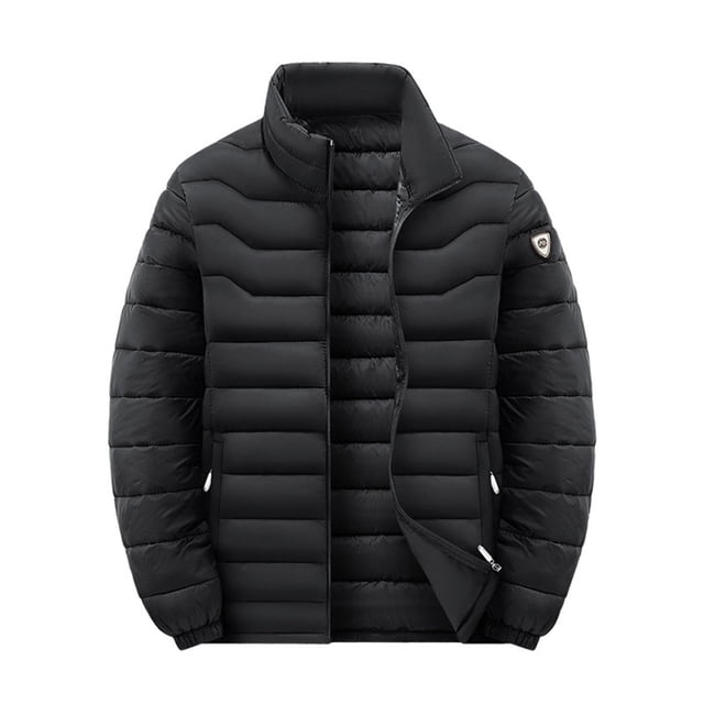 Men's Reliable Outdoor Climbing Jacket with Long Sleeves and Convenient Pockets for Winter Exploration, Casual Use, and All-Day Protection