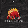 thumbnail image 4 of Inktastic Pizzasaurus Boys or Girls Baby Bodysuit, 4 of 5