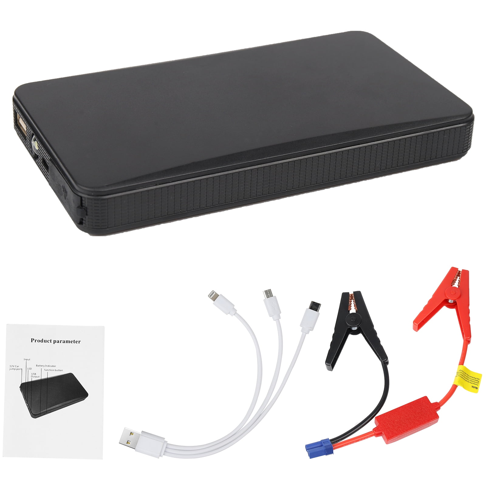 Supsupsiu 20000mAh Car Jump Starter Booster Jumper Box Portable Power Bank Charger