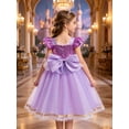 thumbnail image 5 of Hulaha Girls Sequins Princess Dress Kids Party Ballgown Dress up Costume Sets, 5 of 6