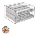 thumbnail image 2 of Wosthever 32-Grid Egg Holder Double-layer Eggs Storage Household Transparent Drawer Box Container for Refrigerator Kitchen Almacenamiento y organización del hogar Wosthever HA018121-00, 2 of 6