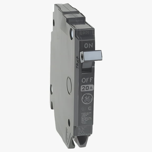 General Electric THQP120 Circuit Breaker, 1-Pole 20-Amp Thin Series Size: 20 amp, Model: THQP120, Outdoor & Hardware Store